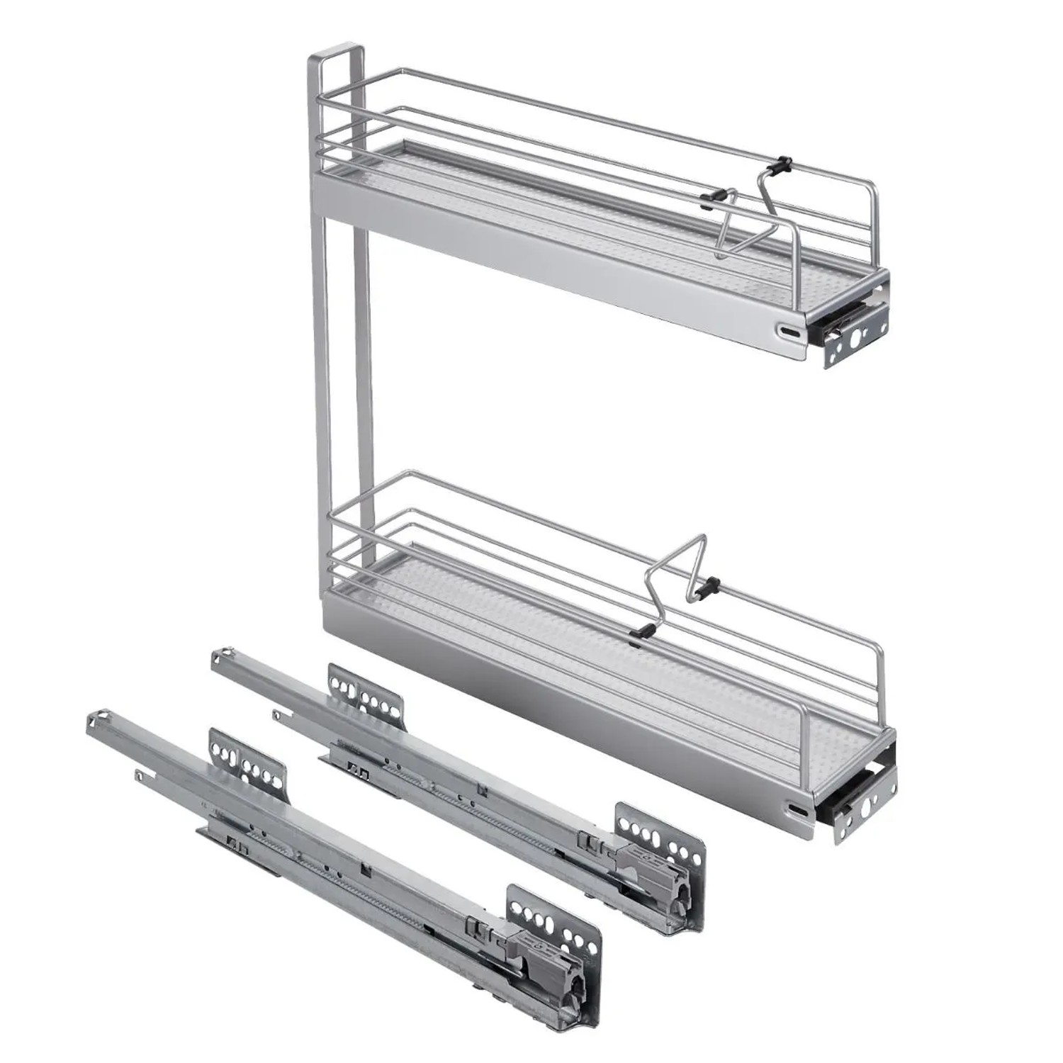 Kesseböhmer No 15 Unterschrankauszug Silbergrau ARENA Classic 2 Etagig 90 G günstig online kaufen