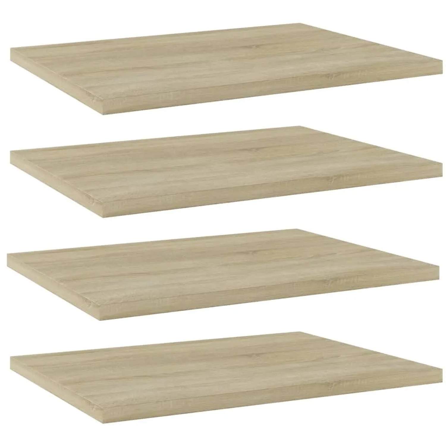 vidaXL Bücherregal-Bretter 4 Stk Sonoma-Eiche 40x30x1,5 cm 805160