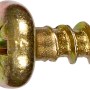 Gelb verzinkte Spanplattenschraube 3x20 mm mit Halbrundkopf und PZ-Antrieb, 80 Stück.