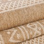 Beiger Ayyildiz Outdoor-Teppich Dhaka (200x290 cm) mit Vintage-Muster, ideal für Balkon und Terrasse.