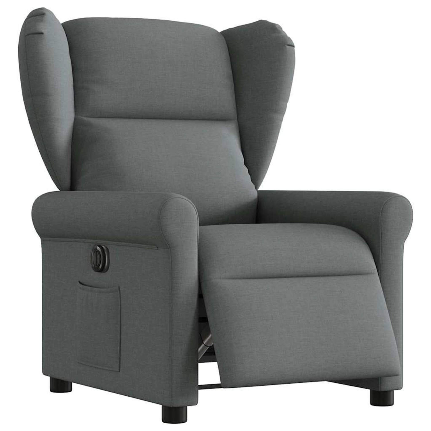 vidaXL Relaxsessel Elektrisch Dunkelgrau Stoff 3303355 günstig online kaufen