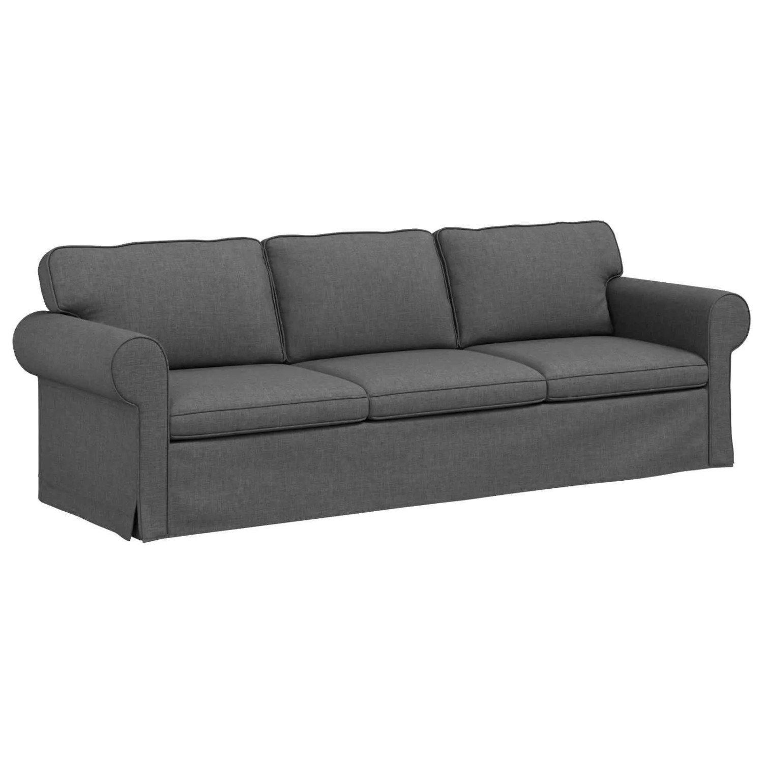 vidaXL Sofa Dunkelgrau 215 x 82 x 80 cm Stoff 42024321