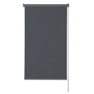 Gardinia Easyfix Rollo Premium, 45x150 cm, Grau, verdunkelnd mit Metallkette.