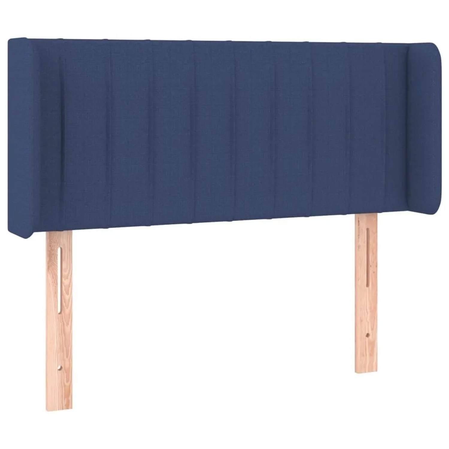 vidaXL Kopfteil mit Ohren Blau 103x16x78/88 cm Stoff 3119002