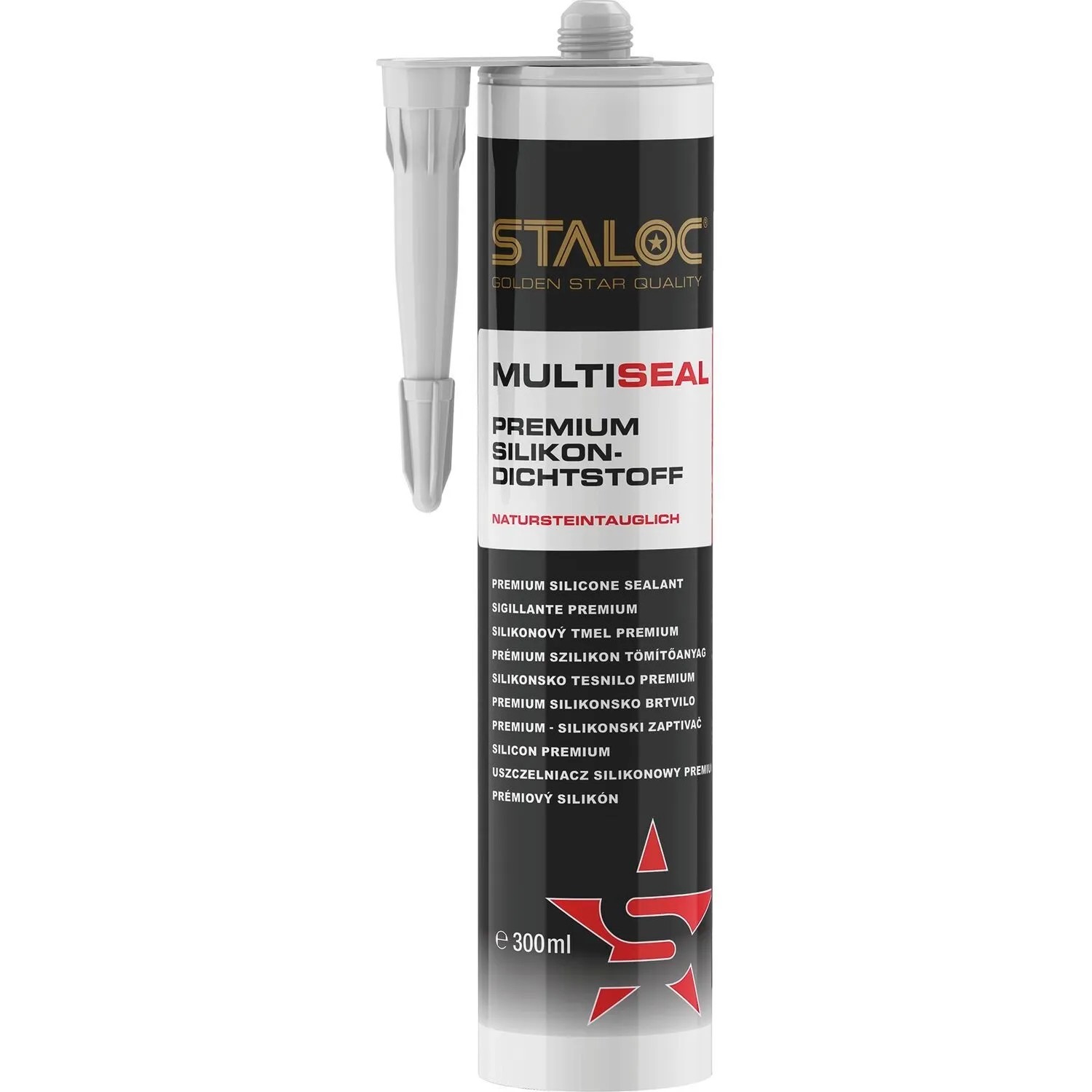 Staloc MultiSeal Silikon Kastanie Sanitär Silikon in Kartusche 300 ml