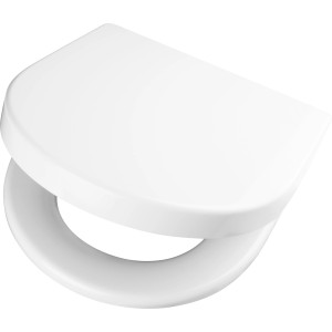 Weißer baliv WC-Sitz Kingston I mit Absenkautomatik aus Duroplast.