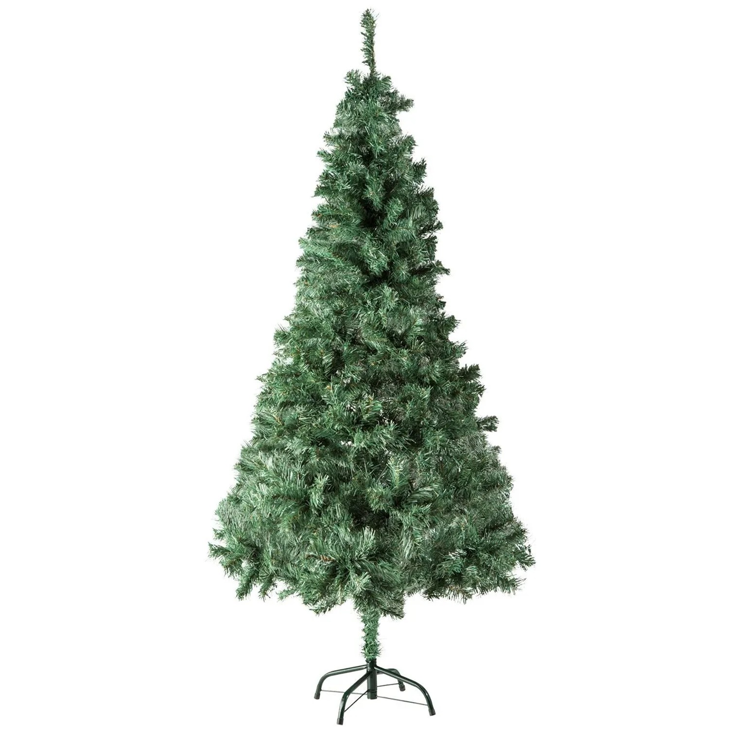 Tectake Weihnachtsbaum  Verschiedene Größen  Künstlich In Grün Detailliert und Naturgetreu  80 x 80 x 180 cm Grün
