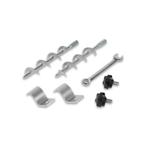 Exit Scala Erdanker Set für Naturgras, passend für 120x80 und 180x120 cm Tore, inklusive Werkzeug und Befestigungsmaterial.