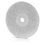 STAHLWERK Diamant-Schleifscheibe 25 mm für Wolframschleifer. Silberne, runde Scheibe, präziser Schliff.