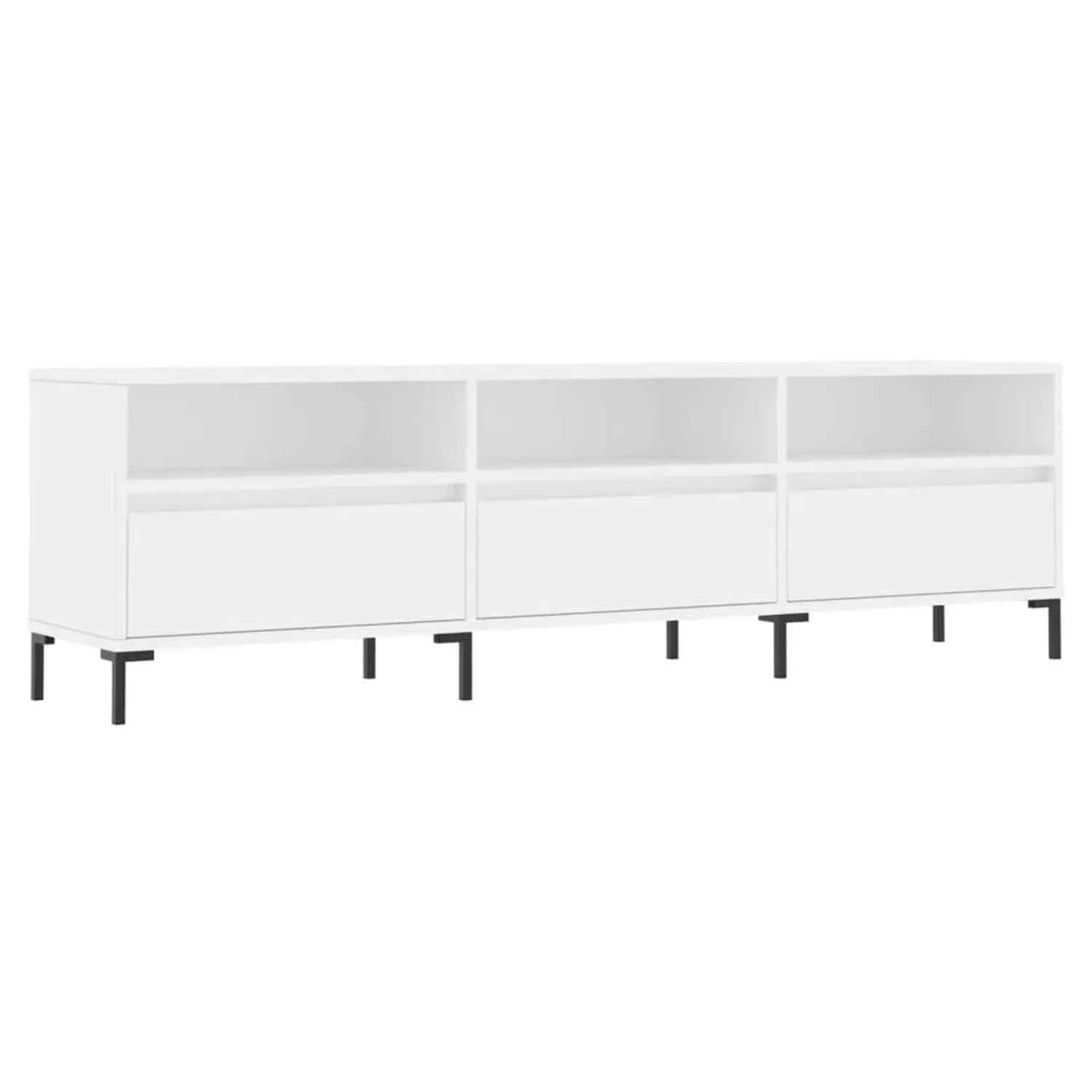 vidaXL TV-Schrank Weiß 150x30x44,5 cm Holzwerkstoff 831284