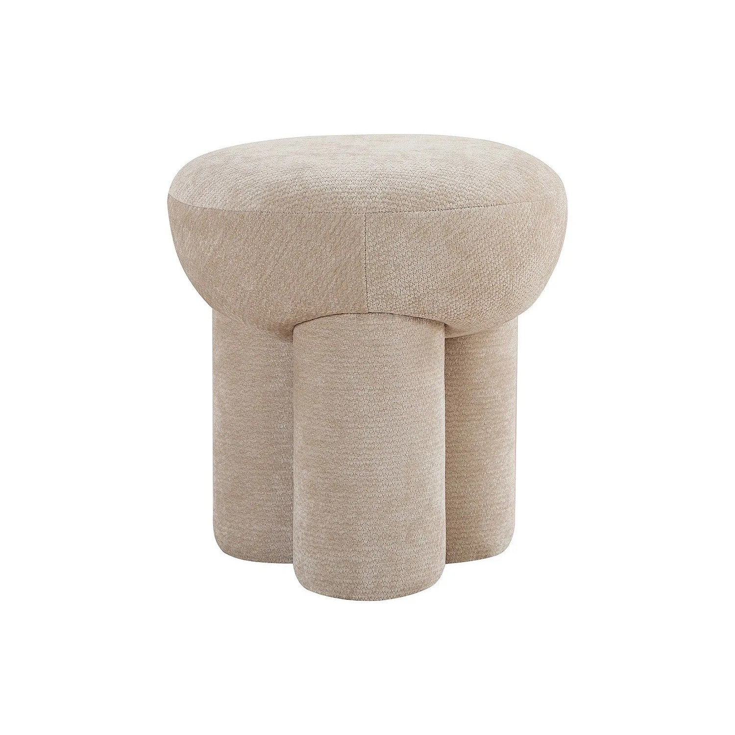 Vente-unique Sitzhocker Kumboda Beige 41 cm