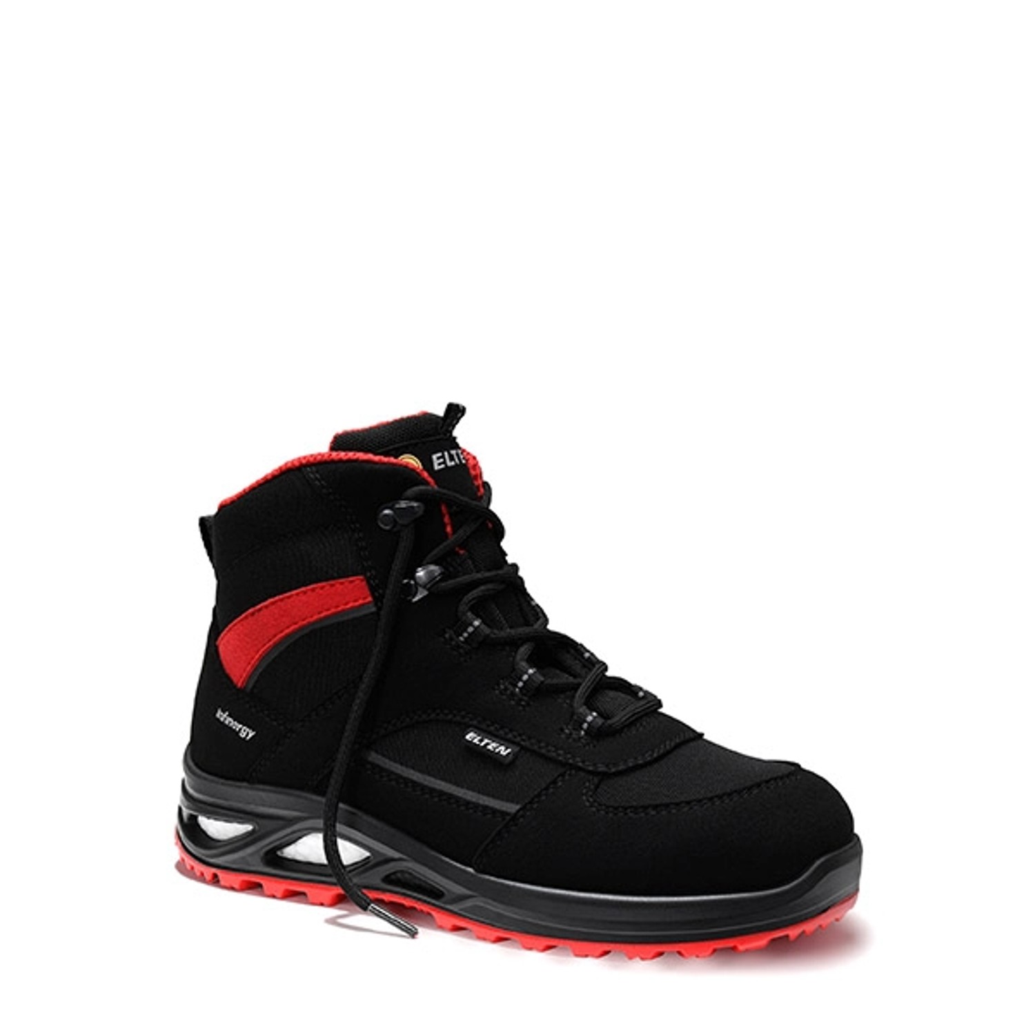 Thumbnail - Elten Damen-Sicherheitsstiefel Hannah Xxtl Black-Red Mid Esd S3 Gr. 36