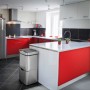 Hailo Öko Vario XL Mülltrennsystem aus Edelstahl in moderner Küche.