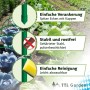 TTL GARDEN Pflanztunnel Bögen, 6er Set, Metall beschichtet, für Beet, Frühbeet oder Gewächshaus.