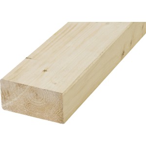 Rettenmeier Konstruktionsvollholz Fichte/Tanne, 60x120x2500 mm, gehobelt und gefast.