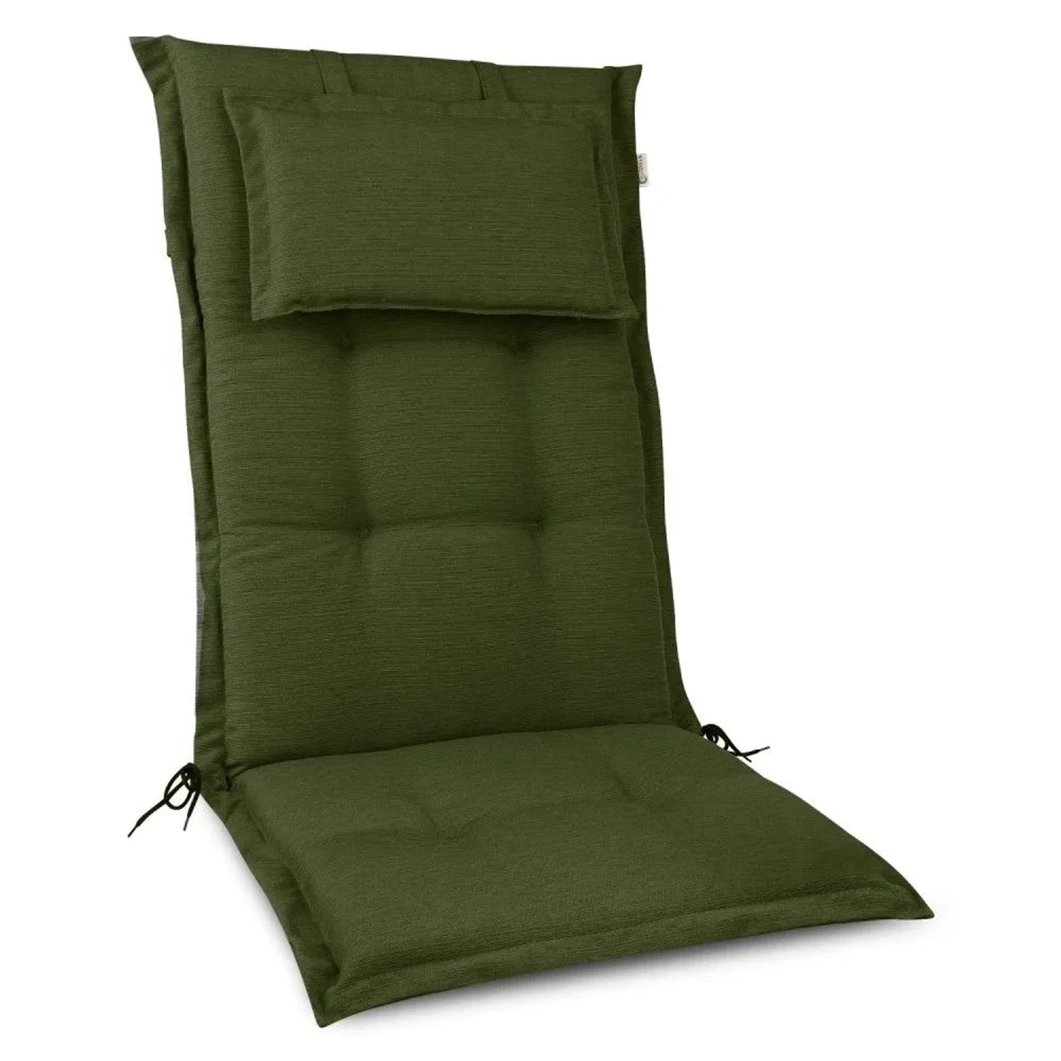 Beautissu HighLux HL Hochlehner 120x52x7cm Dunkelgrün