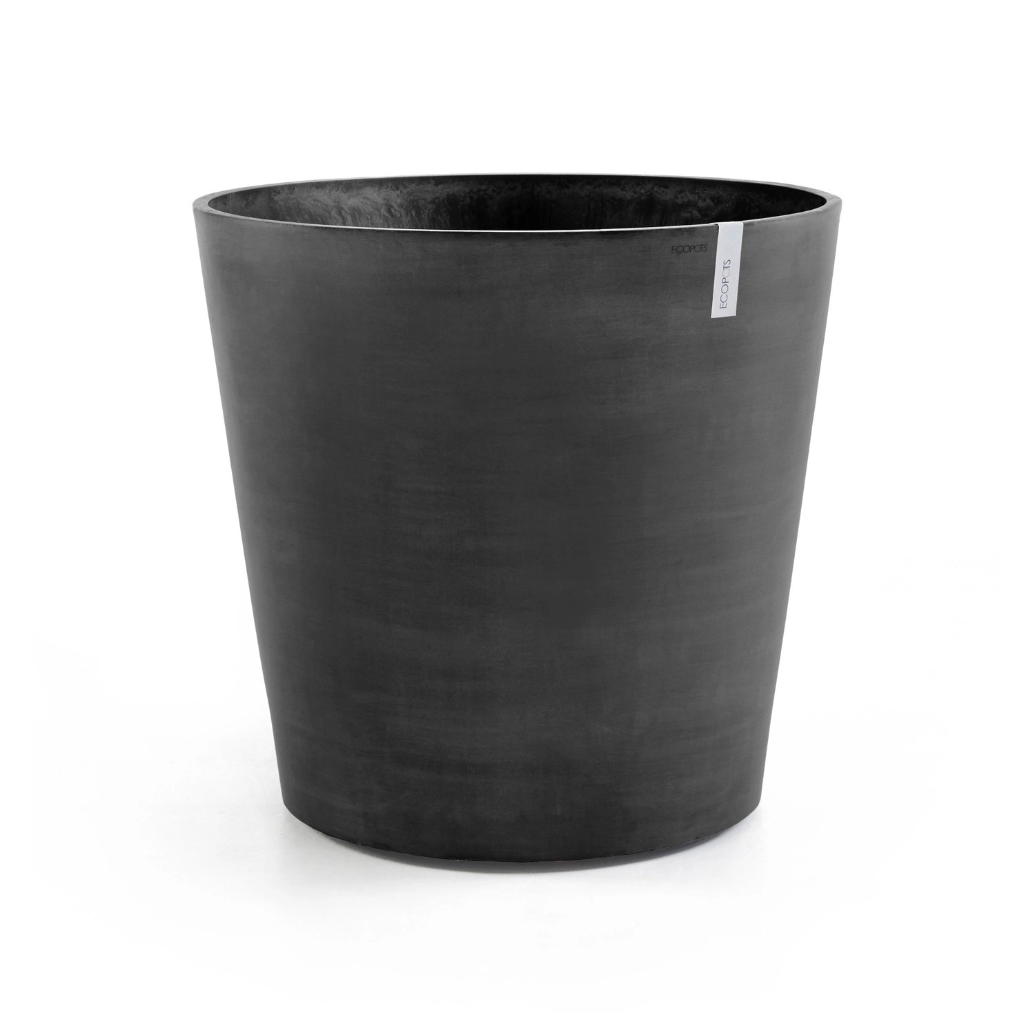 Ecopots Pflanztopf Amsterdam Rollen Dunkelgrau Ø 100 cm / Höhe 87,5 cm