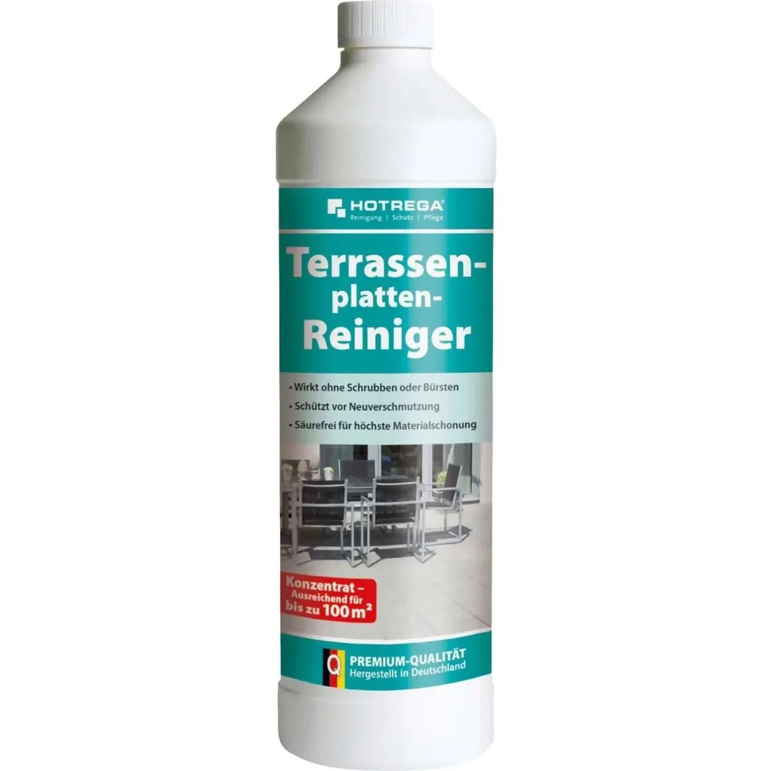 Hotrega Terrassenplatten Reiniger Konzentrat 1 Liter auf Aktivchlorbasis