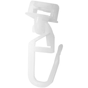 Weißer Klickgleiter für Aluminium Vorhangschiene (3-4 Lauf) von Bestlivings.