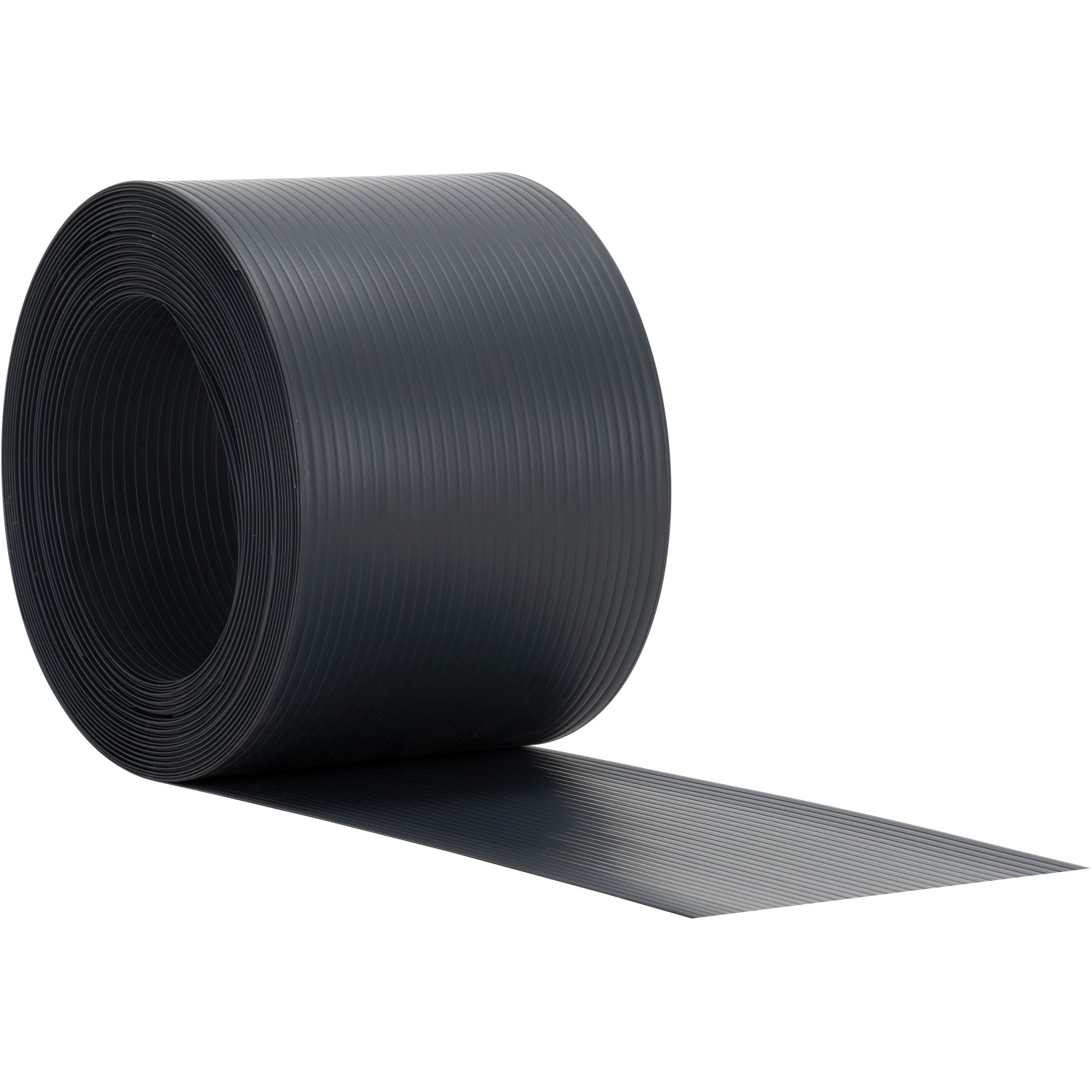 Videx Sichtschutzstreifen Hart-PVC – Anthrazit, 19x255 Cm, Für Doppelstabmatten, UV-stabil & Witterungsbeständig