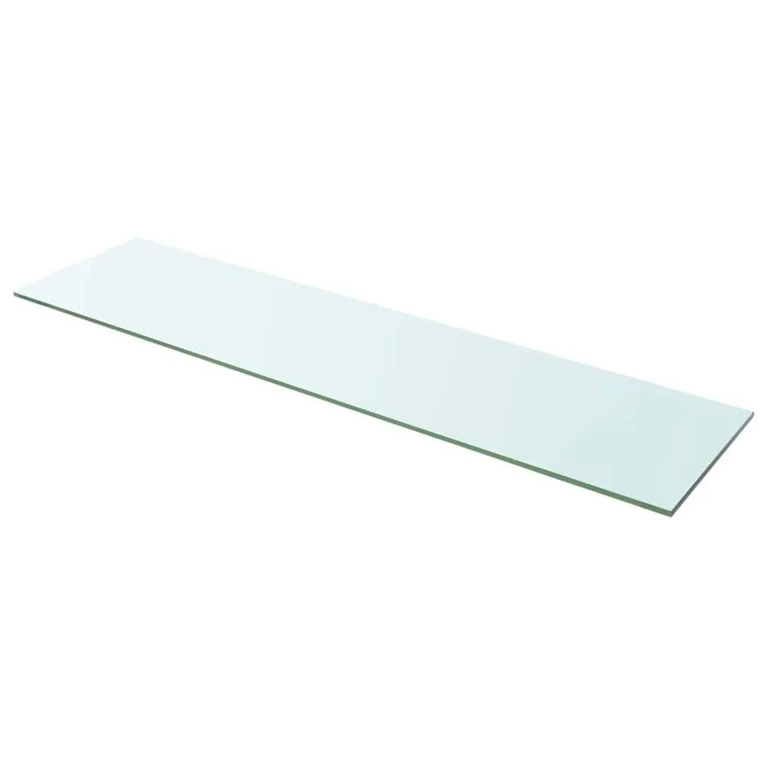 vidaXL Regalboden Glas Transparent 100x25 cm 243845