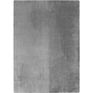 Moderner, silberner Kurzflorteppich Joy von Ayyildiz, 120x160 cm. Weicher Teppich für Wohnräume.