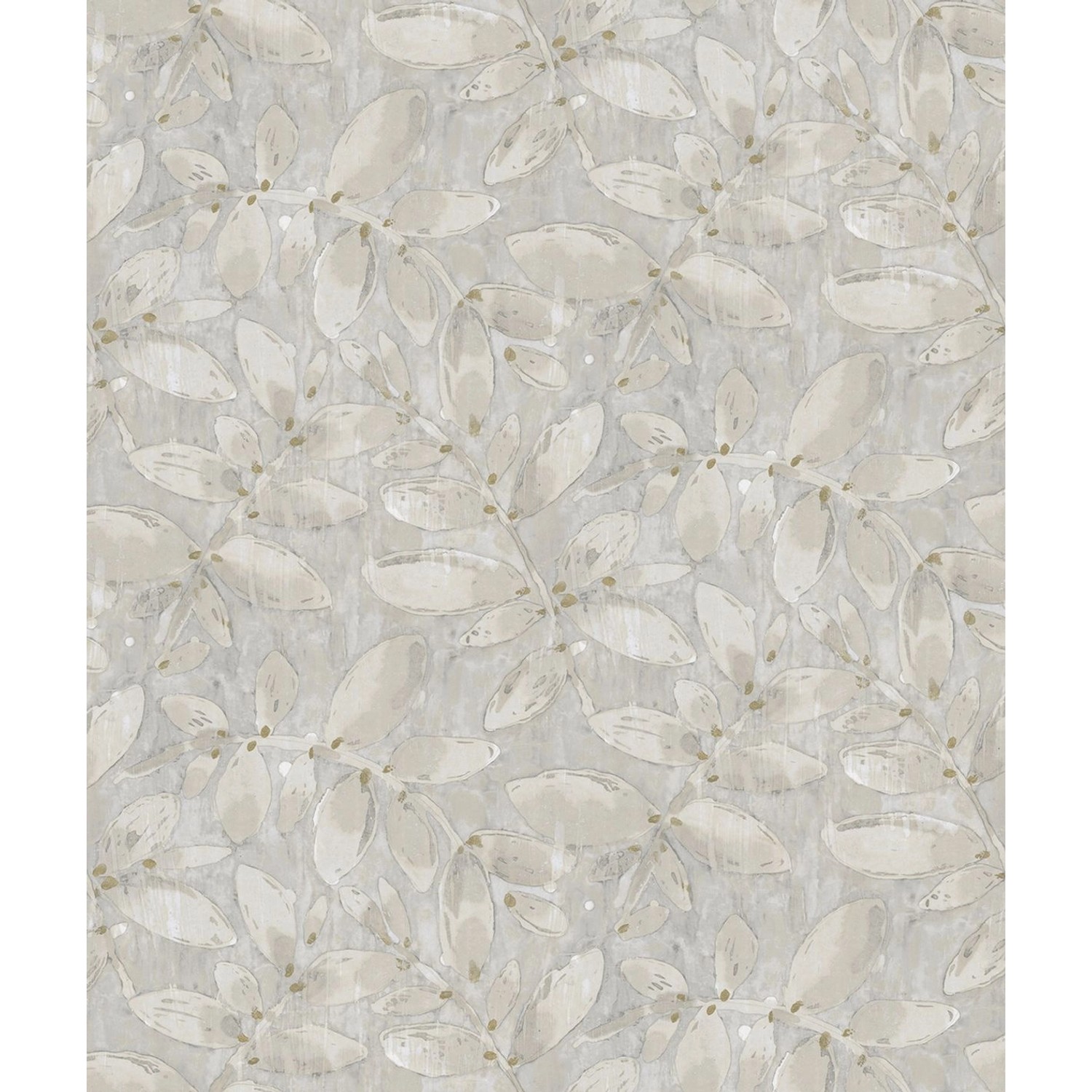 Sanders & Sanders Tapete Gezeichnete Blätter Grau 53 Cm X 1005 M - 640746 günstig online kaufen
