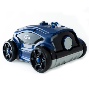CF Poolroboter CF100CL, blau-schwarz, mit Akku für automatische Poolreinigung.