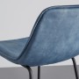 Bessagi Home Barhocker Nery Blau Samt Gepolstert_4
