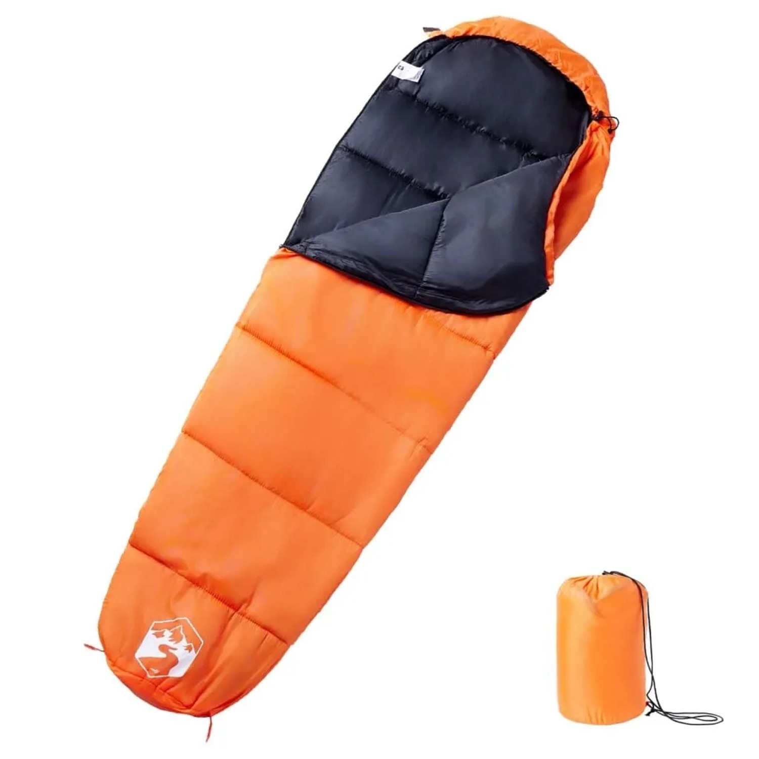 vidaXL Mumienschlafsack für Erwachsene Camping 3 Jahreszeiten 94484