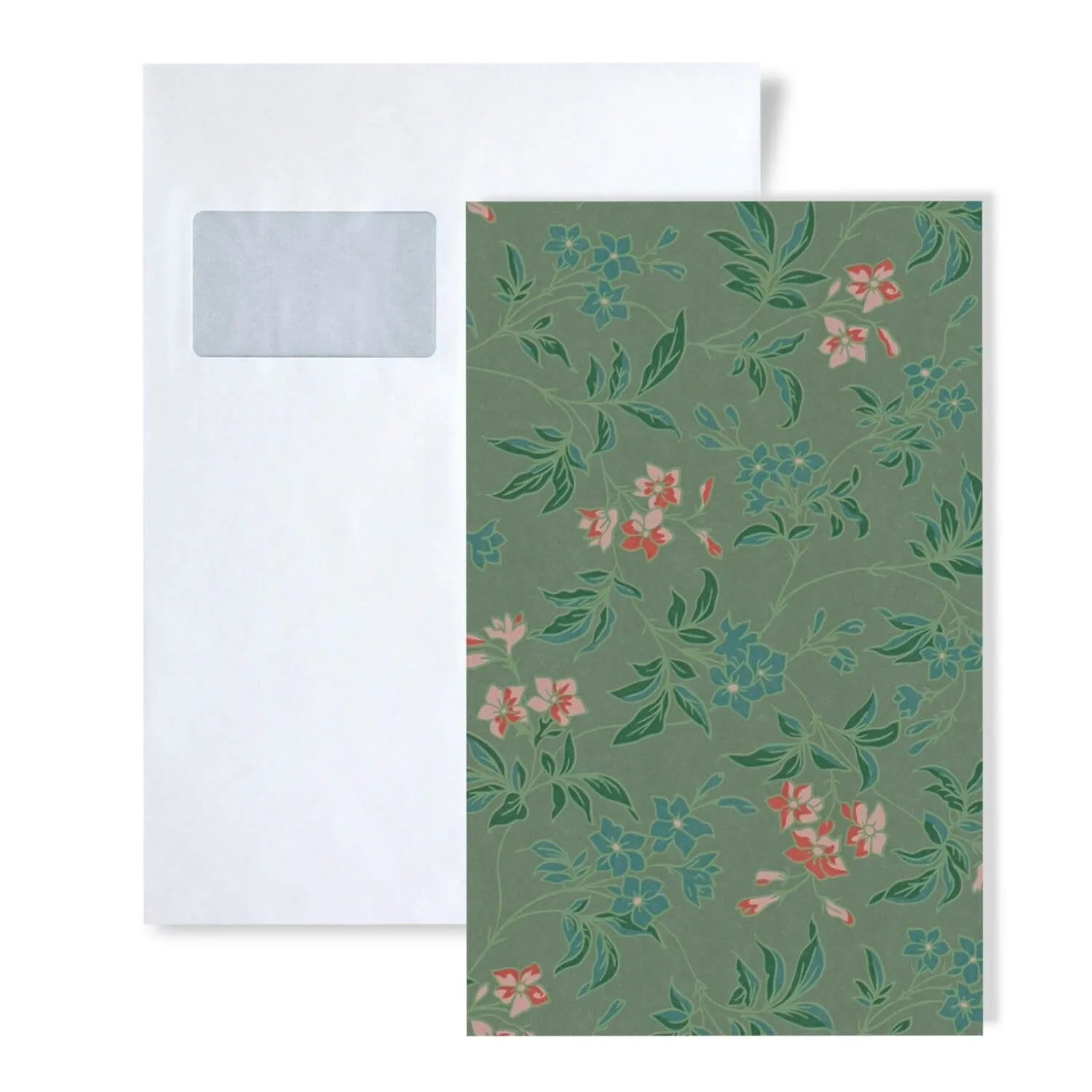 PROFHOME S-390631-GU DIN A4 Muster der Floralen Tapete 1 Musterstück