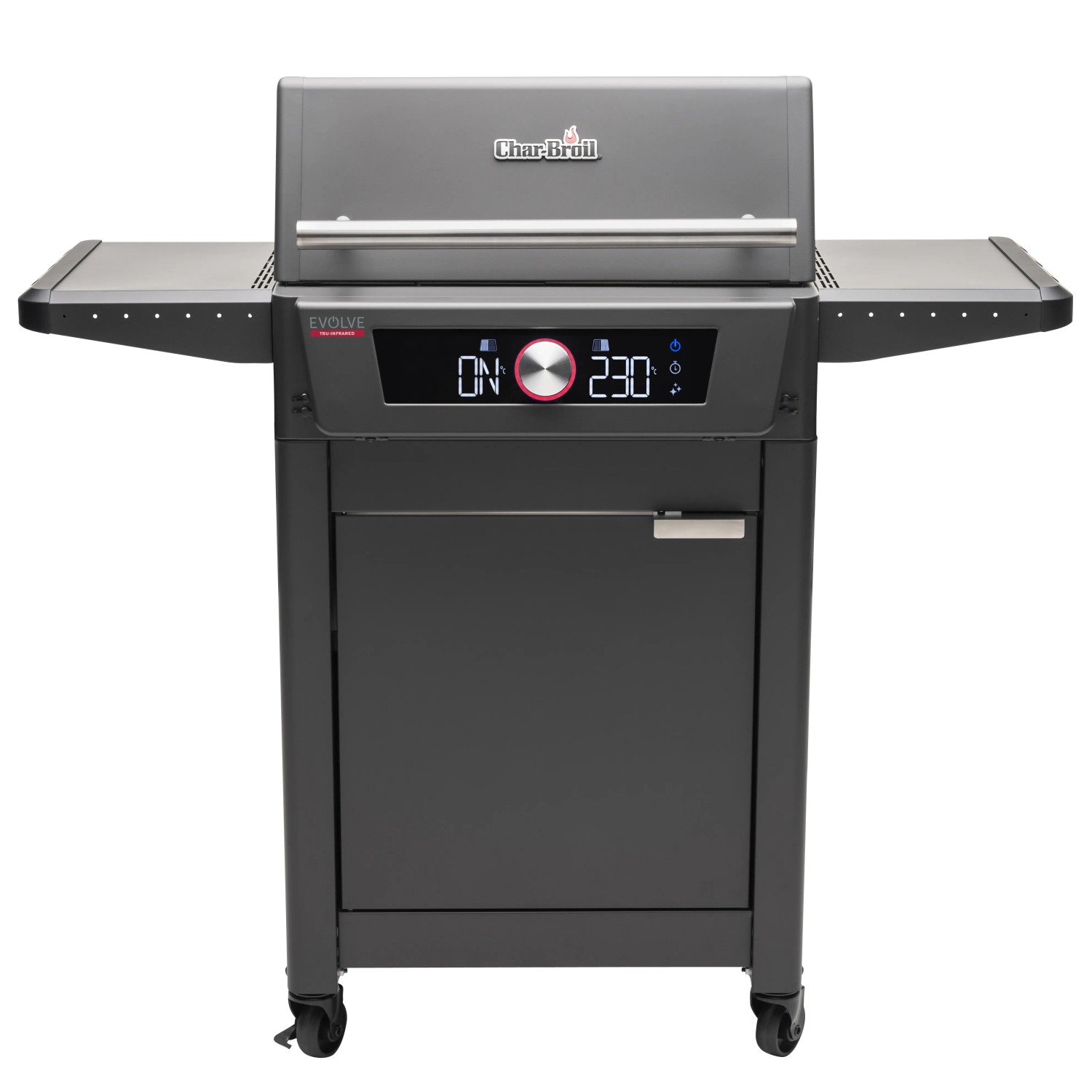 Char-Broil Evolve Elektrogrill mit Dualzone, App-Steuerung und TRU-Infrared Technologie.