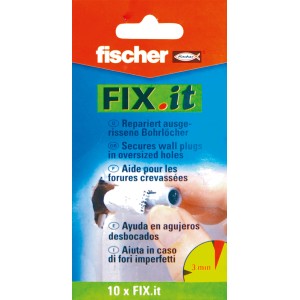 Fischer Fix it Reparaturvlies: Vlies zur Dübel-Reparatur von zu großen Bohrlöchern.