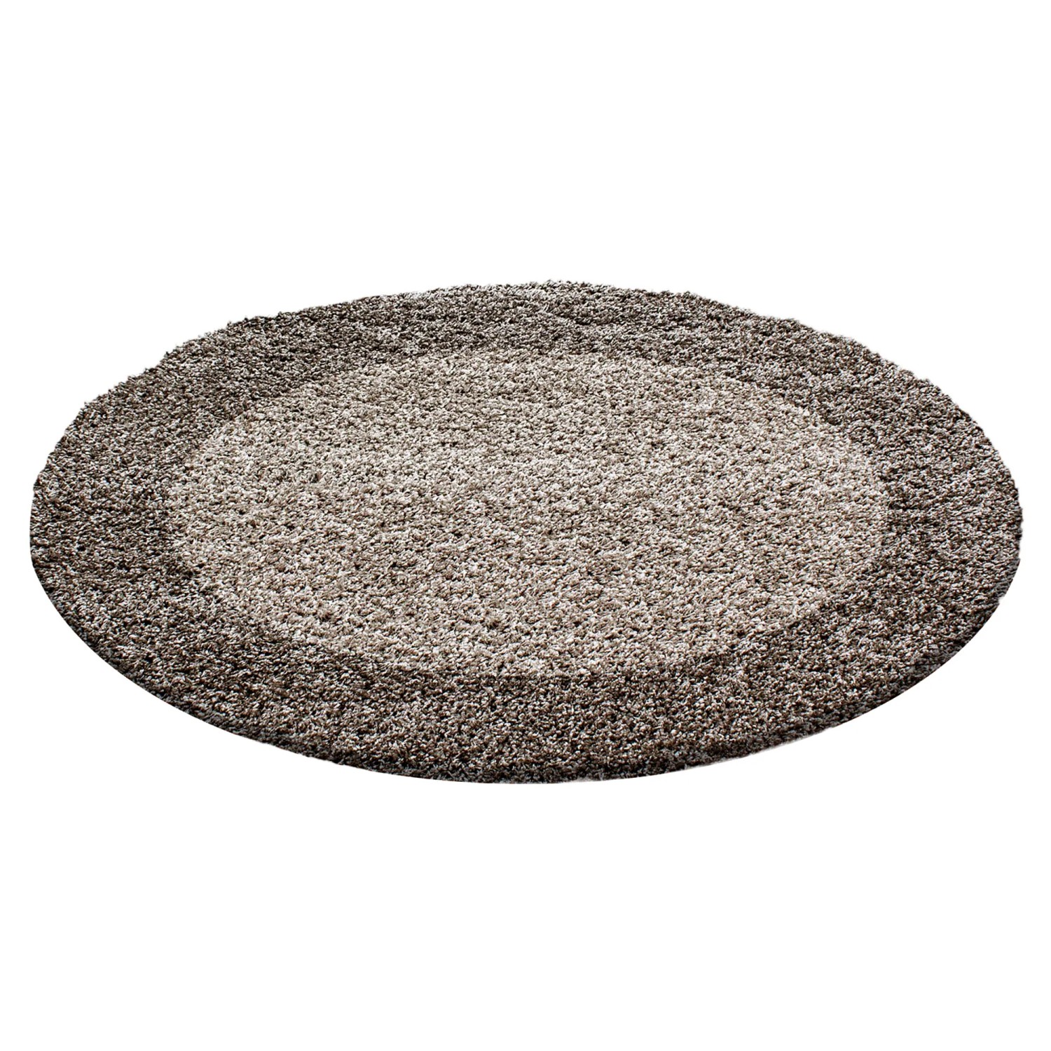 Ayyildiz Hochflorteppich Life 1503 Taupe Ø 160 cm