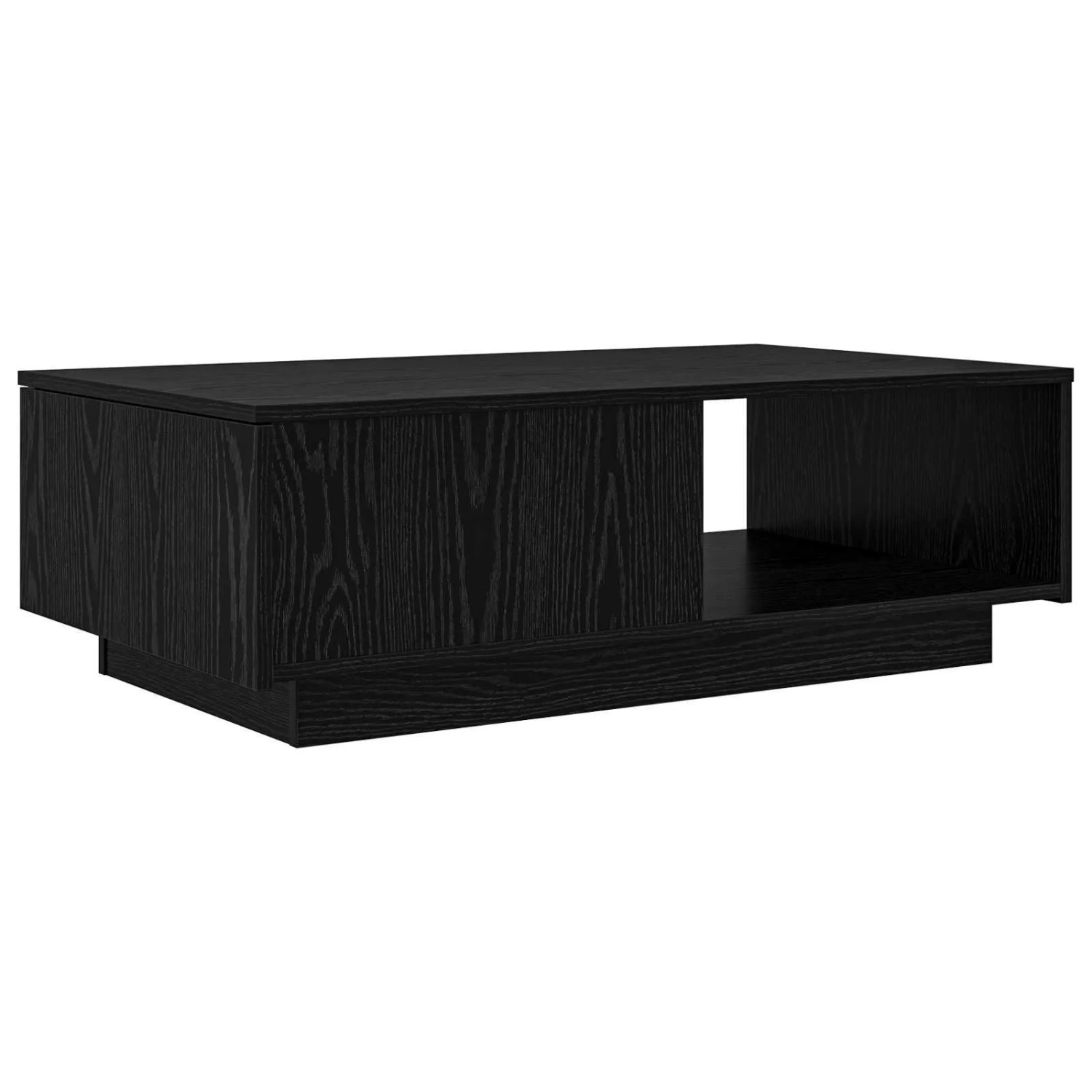 vidaXL Couchtisch Schwarz Eichen-Optik 95 x 55 x 31 cm Holzwerkstoff 8000181