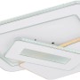 Weiße Globo LED-Deckenleuchte Kique, smarte Lampe mit Fernbedienung und App-Steuerung.
