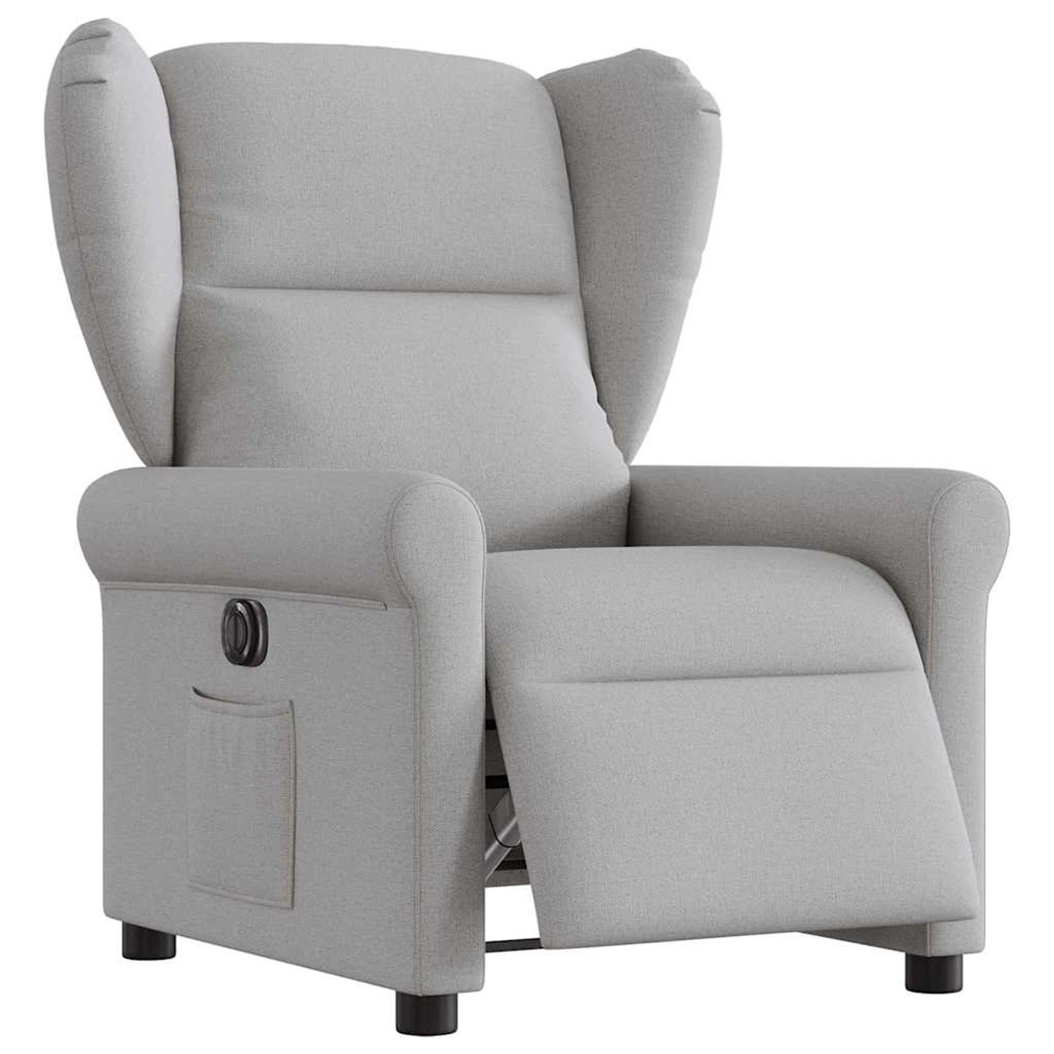 vidaXL Relaxsessel Elektrisch Wolkengrau Stoff 3303363 günstig online kaufen