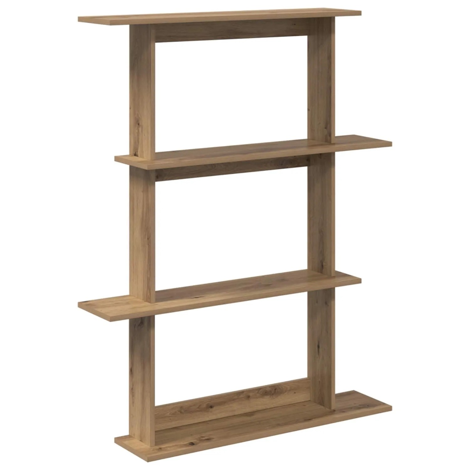 vidaXL Wandregal Artisan-Eiche 100 x 20 x 126 cm Holzwerkstoff 8012067