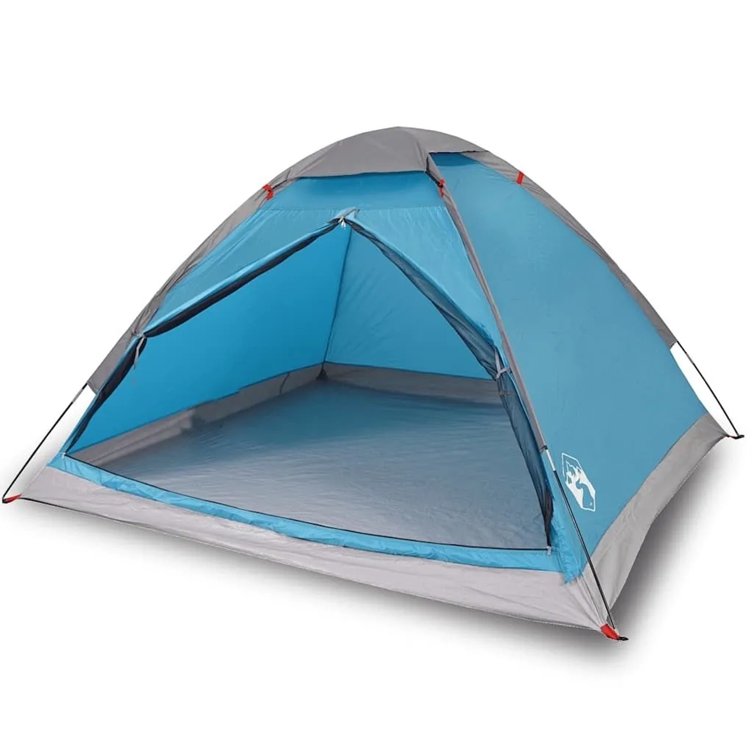 Furnicato Campingzelt Kuppelzelt Blau 240 X 210 X 126 132 Cm