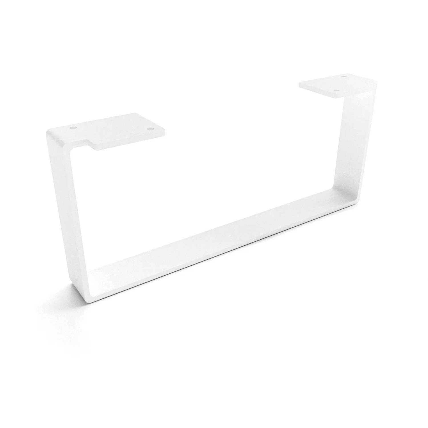HEVVA Möbelbein LUXEMBURG 15 cm Hoch 35 cm Tief 1 Fuß Weiß