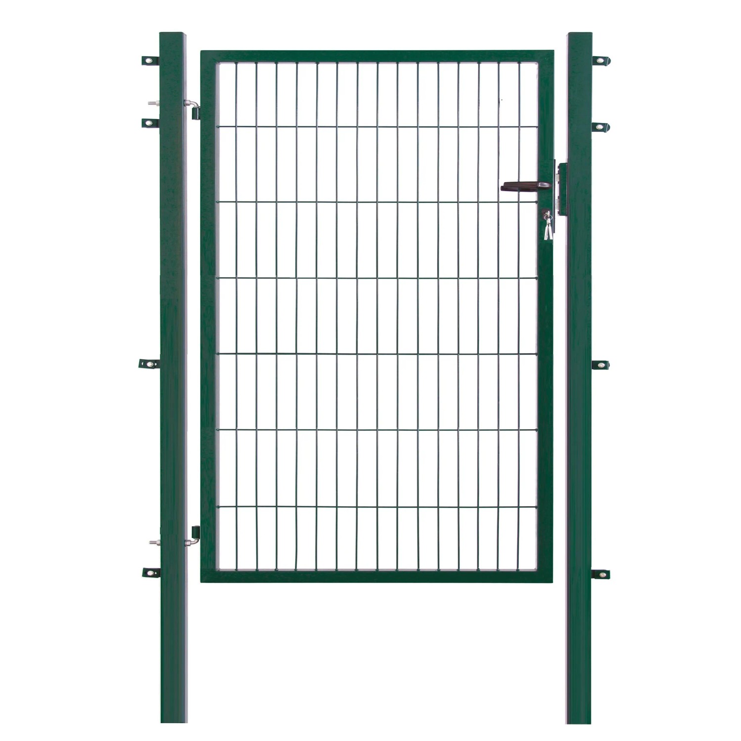 Einzeltor für Doppelstabmattenzaun Grün 140 cm x 100 cm günstig online kaufen