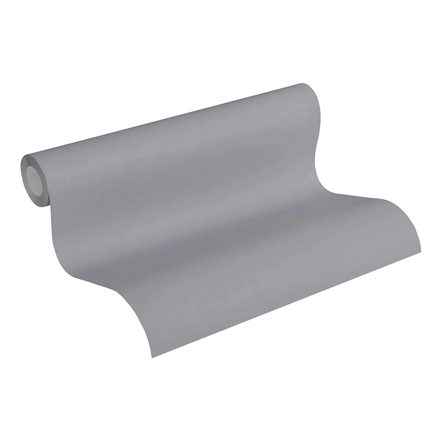 Rolle glitzernde, graue Uni-Tapete von PROFHOME (0,53x10,05m).