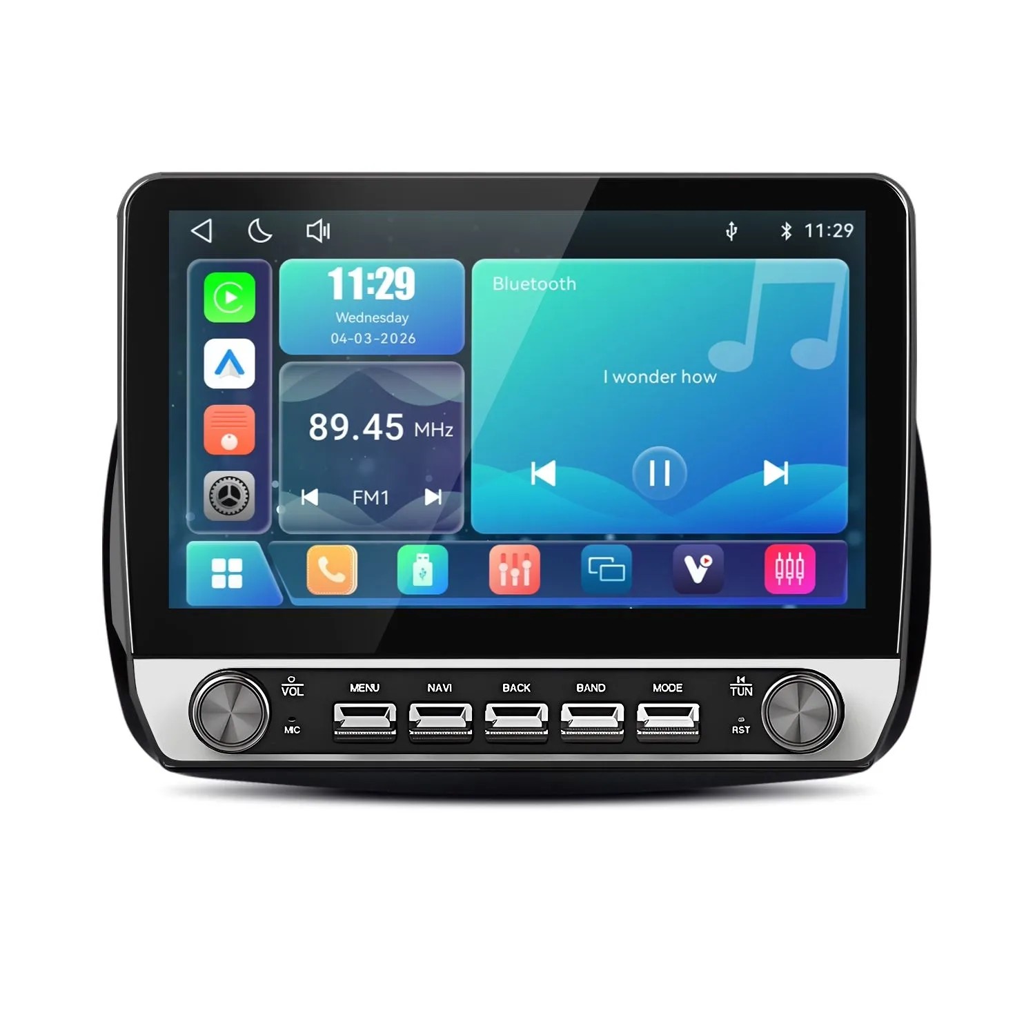 Junsun Autoradio Für Benz Smart 453 Fortwo 2014-2020 Linux Mit Tasten + Drehknopf