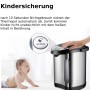 Steinborg Thermopot SB-2015 mit Kindersicherung und Edelstahlgehäuse.