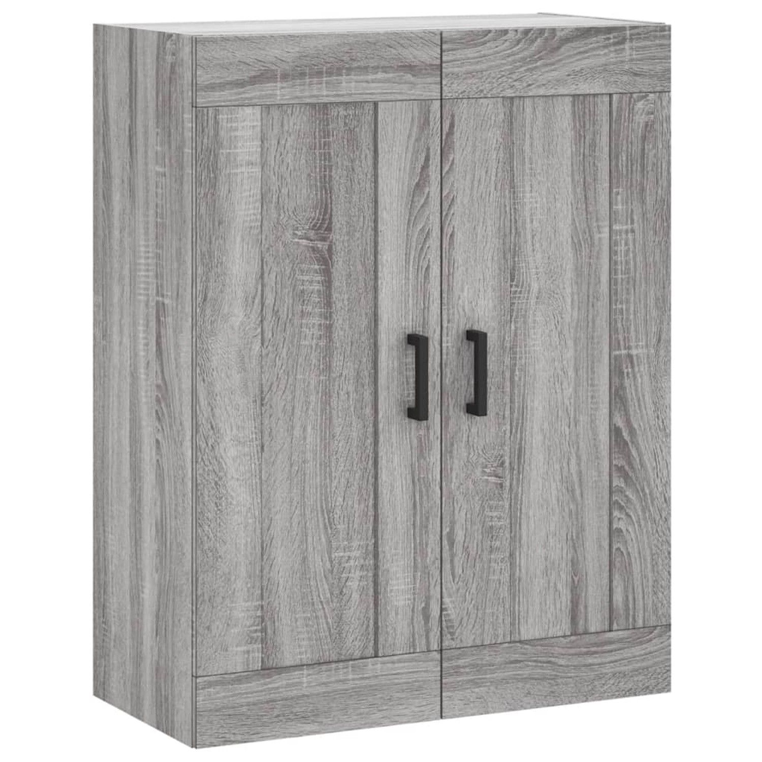 vidaXL Wandschrank Grau Sonoma 69,5x34x90 cm Holzwerkstoff 830386 günstig online kaufen