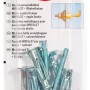 Fischer Hohlraumdübel HM 5x37 mit Winkelhaken, 4er-Set, geeignet für Gipskarton und Hohldecken.