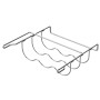 PKM Universal-Flaschenregal FR3-313 Edelstahl 3 Flaschen 10,2 x 31,3 x 30,8 cm