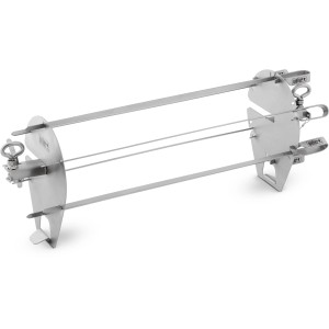 Weber Crafted Spieße-Set für Drehspieß, Edelstahl, 40,6 cm, Grillzubehör.