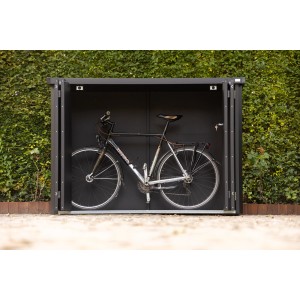 Fahrradbox Velotto 203 cm x 75 cm Schwarz