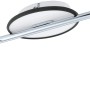 Moderne LED-Deckenleuchte Modino in Weiß und Chrom, 2-flammig. Ideal als Spot für Wohnräume.